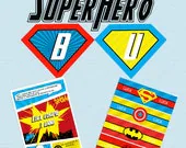 SuperHero Party - printab...