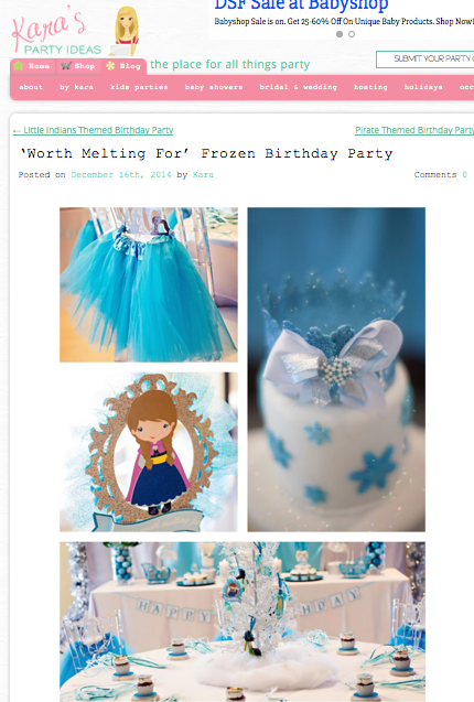 Frozen Party WorldWIdeParty