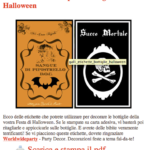 Halloween 2! Etichette da stampare su filastrocche.it