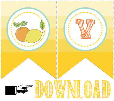 free printables festone vacanze