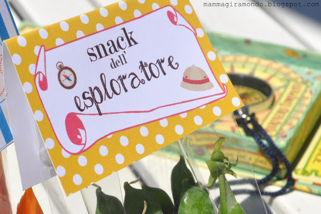 Toppers free printable snack