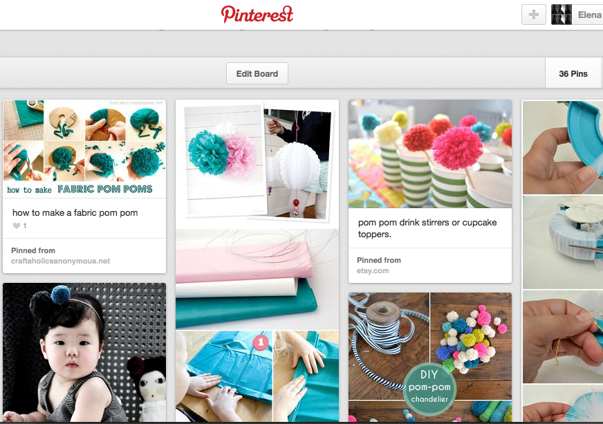Pom pom mania su pinterest