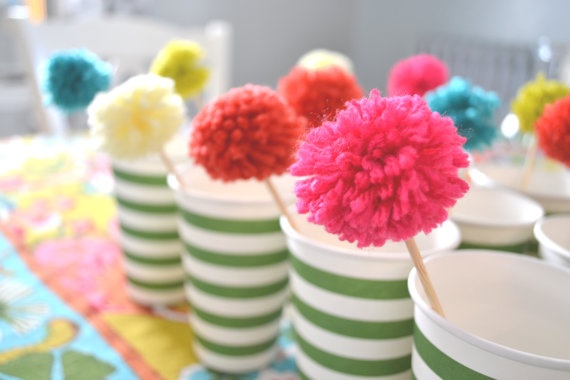Stuzzicadenti con pom pom