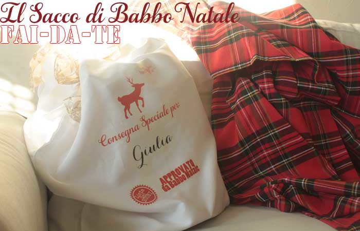 Il sacco di Babbo Natale fai-da-te