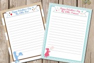 Valentine’s Letter for my son and my daughter – free printable
