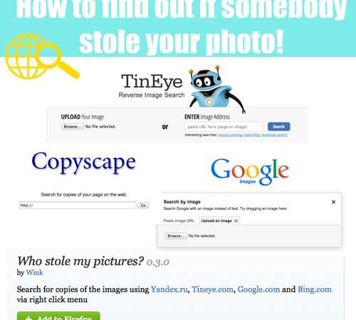 How to find out if somebody used your photo
